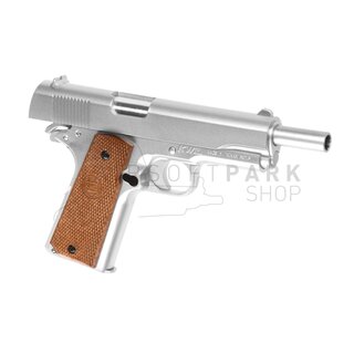 M1911 Silver Spring Gun