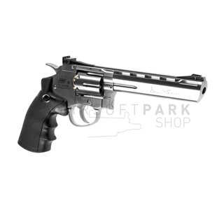 6 Inch Revolver Full Metal Chrome Co2