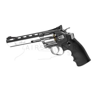6 Inch Revolver Full Metal Chrome Co2
