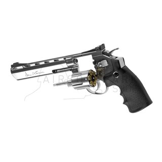 6 Inch Revolver Chrome Full Metal Co2 Low Power