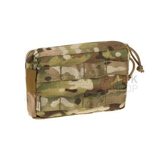 Small Horizontal MOLLE Pouch Zipped Multicam