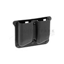 Polymer Double Pistol Mag Pouch Black