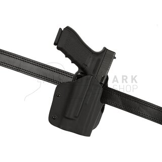 Open Top Kydex Holster fr Glock 17 M3 / M6 Paddle Black