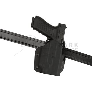 Open Top Kydex Holster fr Glock 17 GTL Paddle Black