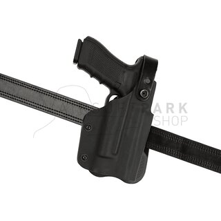Thumb-Break Kydex Holster fr Glock 17 M3 / M6 Paddle Black