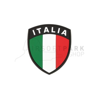 Italia Flag Rubber Patch Color