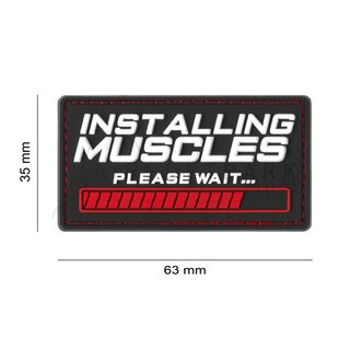 Installing Muscles Rubber Patch Color