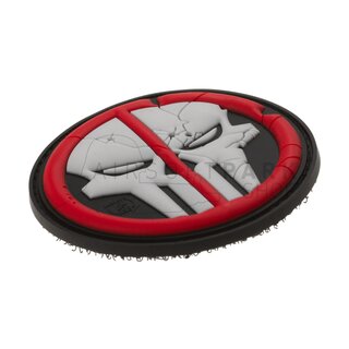 Deathpool Skull Rubber Patch Color