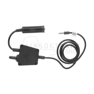 E-Switch Tactical PTT Mobile Phone Connector Black