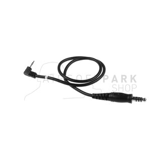 Z4 PTT Cable Motorola 1-Pin Connector Black