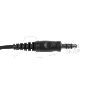 Z4 PTT Cable Kenwood Connector Black