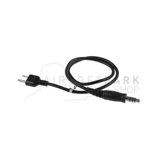 Z4 PTT Cable ICOM Connector Black