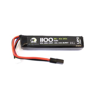 Power 1100mAh 11.1V 20C Lipo Stick Type