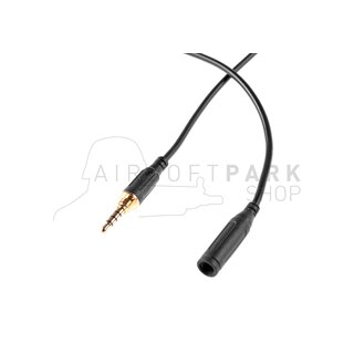 FBI Style Acoustic Headset Kenwood Connector Black