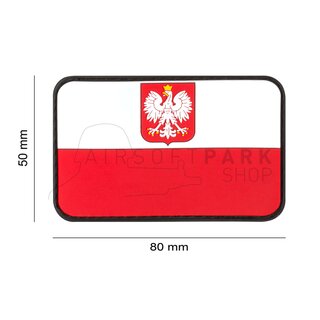 Poland Flag Rubber Patch