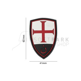 Crusader Shield Rubber Patch
