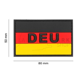 German Flag Rubber Patch